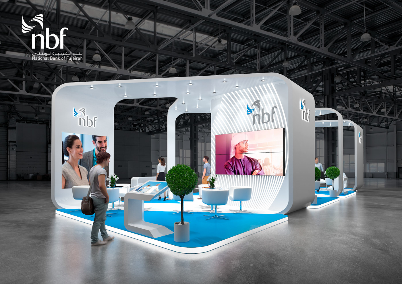 nbf展臺設(shè)計(jì)效果圖